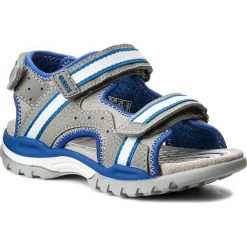 Sandały GEOX - J Borealis B. B J820RB 01050 C0069 S Grey/Royal. Szare sandały męskie Geox, ze skóry ekologicznej, bez zapięcia. W wyprzedaży za 189,00 zł.