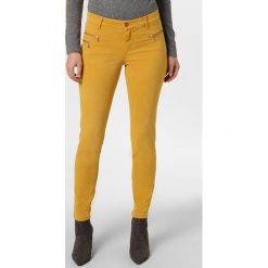 Angels - Jeansy damskie – Malu Zip, żółty. Żółte jeansy damskie Angels. Za 379,95 zł.
