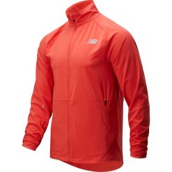 NEW BALANCE > MJ01236TOR. Kurtki sportowe męskie New Balance, m, bez wzorów, z elastanu, bez kaptura, do biegania. Za 399,99 zł.