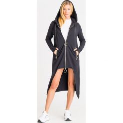 BLUZA LIU JO SPORT. Czarne bluzy sportowe damskie Liu Jo Sport, s, bez wzorów, z elastanu, bez rękawów, z kapturem. Za 869,00 zł.