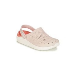 Chodaki Crocs LITERIDE CLOG. Różowe klapki damskie Crocs, bez wzorów, bez obcasa. Za 215,10 zł.