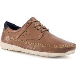 Półbuty LASOCKI FOR MEN - MI07-A931-A759-01 Brown. Pomarańczowe półbuty męskie Lasocki For Men, na co dzień, bez wzorów, ze skóry, eleganckie, bez zapięcia. W wyprzedaży za 129,99 zł.