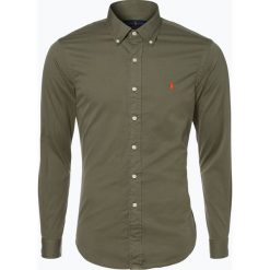 Polo Ralph Lauren - Koszula męska, zielony. Zielone koszule męskie na spinki marki Polo Ralph Lauren, m, z haftami, button down. Za 249,95 zł.