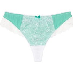 Stringi panty bonprix niebieski mentolowy - biały. Zielone majtki damskie bonprix. Za 29,99 zł.