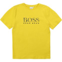 Boss - T-shirt dziecięcy 116-152 cm. Szare t-shirty chłopięce Boss, z nadrukiem, z bawełny, bez rękawów. Za 149,90 zł.
