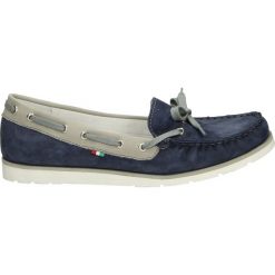 Mokasyny damskie: Mokasyny - 90650 BLU-GRI