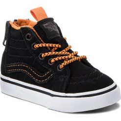 Sneakersy VANS - Sk8-Hi Zip VN0A32R3U4G1 (Mte) Orange/Black. Czarne trampki chłopięce Vans, bez wzorów, ze skóry, przed kolano, bez zapięcia. W wyprzedaży za 179,00 zł.