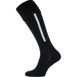 Getry piłkarskie - MA732052BK. Skarpetogetry męskie piłkarskie New Balance, bez wzorów, z elastanu, do piłki nożnej. Za 59,99 zł.