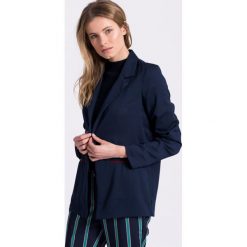 Vero Moda - Żakiet. Niebieskie żakiety damskie Vero Moda, s, bez wzorów, z poliesteru. W wyprzedaży za 79,90 zł.