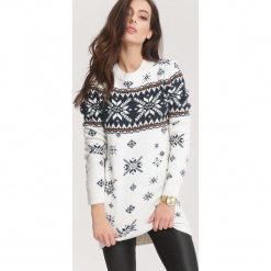 Biały Sweter No sweat. Białe swetry klasyczne damskie other, l. Za 74,99 zł.
