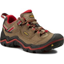 Buty trekkingowe damskie: Keen Buty damskie DURAND LOW WP kolor shitake/racing red r. 37.5 (DURANLW-WN-SHRR)