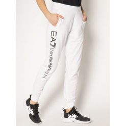 Spodnie dresowe EA7 Emporio Armani 8NTP89 TJ31Z 1100. Białe spodnie damskie EA7 Emporio Armani, s, z elastanu. W wyprzedaży za 299,00 zł.