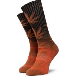 Skarpety Wysokie Unisex HUF - Plantlife Gradient Dye Sock SK00434 r.OS Rust. Pomarańczowe skarpetki męskie HUF, bez wzorów, z bawełny. Za 79,00 zł.