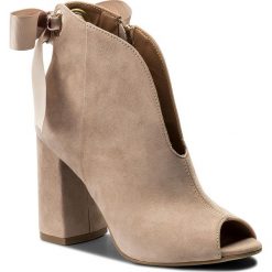 Buty zimowe damskie: Botki R.POLAŃSKI – 0925 Róż Pudrowy Zamsz