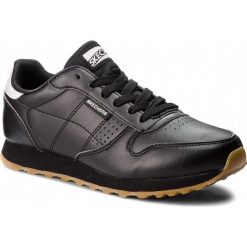 Sneakersy SKECHERS - Old School Cool 699/BLK Black. Czarne półbuty damskie Skechers, ze skóry ekologicznej. W wyprzedaży za 179,00 zł.