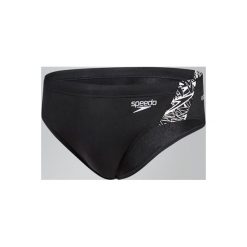 Kąpielówki męskie: Speedo Kąpielówki męskie Boom Splice 7cm Brief Black/White r. 34 (810854B444)