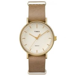Timex Zegarek Damski Tw2P91300. Szare, analogowe zegarki damskie Timex, z mosiądzu. Za 249,00 zł.