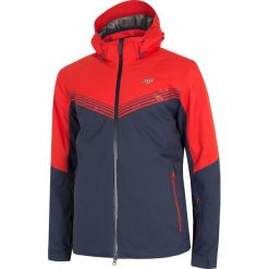 Kurtka narciarska męska KUMN901 - granat. Szare kurtki narciarskie męskie marki 4f, na zimę, s, z poliesteru, primaloft. Za 1599,99 zł.
