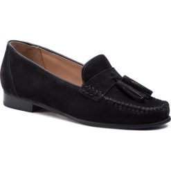 Mokasyny KAZAR - Violet 37682-03-00 Black. Czarne mokasyny damskie Kazar, ze skóry, na płaskiej podeszwie. Za 449,00 zł.