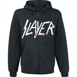 Slayer Hell Awaits Bluza z kapturem rozpinana czarny. Czarne bluzy męskie rozpinane marki Slayer, l, z kapturem. Za 184,90 zł.