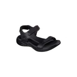 Sandały sportowe Skechers ON THE GO 600 VENTURE 55366 CHOC. Czarne sandały męskie Skechers, bez zapięcia. Za 250,37 zł.