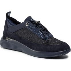 Sneakersy GEOX - D Theragon A D948SA 0DV22 C4226 Navy/Royal. Niebieskie półbuty damskie Geox, z zamszu. W wyprzedaży za 259,00 zł.