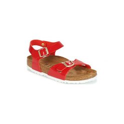 Sandały Dziecko Birkenstock RIO. Czerwone sandały chłopięce Birkenstock. Za 263,20 zł.