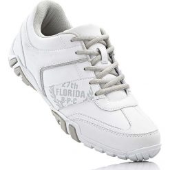 Buty sznurowane bonprix biało-szary. Szare buty sportowe męskie bonprix, na sznurówki. Za 74,99 zł.