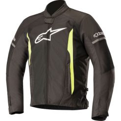 Kurtka sportowa ALPINESTARS T-FASTER WENTYLOWANA kolor czarny/fluorescencyjny/żółty, rozmiar XL. Żółte kurtki sportowe męskie Alpinestars, s, bez wzorów, z materiału, bez kaptura. Za 699,00 zł.