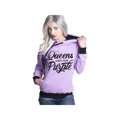 Bluzy damskie: Bluza Queens always wear Purple