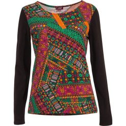 Koszulka w kolorze czarnym ze wzorem. Czarne koszulki damskie Coline, xl, z bawełny. W wyprzedaży za 49,95 zł.