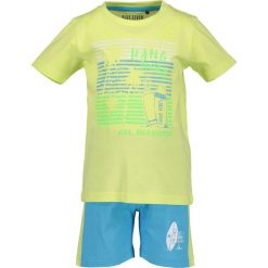 Blue Seven - Komplet dziecięcy 92-128 cm. Niebieskie spodnie chłopięce Blue Seven, z nadrukiem, z bawełny, krótkie. W wyprzedaży za 49,90 zł.