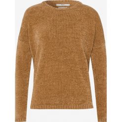 Sweter "Liz" w kolorze jasnobrązowym. Pomarańczowe swetry damskie BRAX, bez wzorów, bez rękawów, bez kaptura. W wyprzedaży za 189,95 zł.