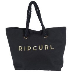 Rip Curl Torba Damska Standard Tote Beachin Czarna. Czarne torebki klasyczne damskie Rip Curl, bez wzorów, eleganckie, bez dodatków. Za 129,00 zł.