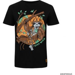 T - shirt Sloth. Czarne t-shirty męskie marki Pakamera, m, z kapturem. Za 89,00 zł.