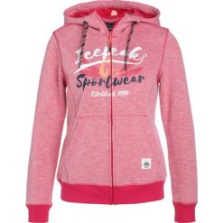 Bluzy rozpinane damskie: Icepeak EVELYN Bluza rozpinana cranberry