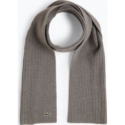 Lacoste - Szalik męski, szary. Szare szaliki męskie marki Lacoste, z dzianiny. Za 249,95 zł.