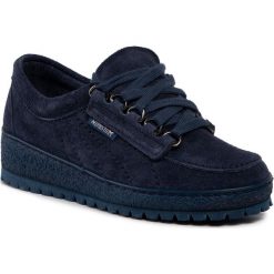Półbuty MEPHISTO - Lady L818 Jeans Blue. Niebieskie półbuty damskie Mephisto, na co dzień, bez wzorów, z jeansu, bez obcasa, na płaskiej podeszwie, bez zapięcia. W wyprzedaży za 659,00 zł.