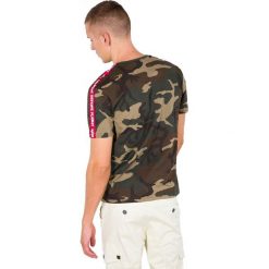 Koszulka Alpha Industries RBF Tape T 196508-408. Koszulki męskie Alpha Industries, xl, bez wzorów, bez kołnierzyka, bez rękawów. Za 126,99 zł.