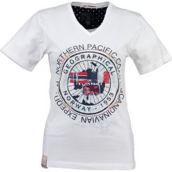 T-shirty damskie: Koszulka „Jashley” w kolorze białym