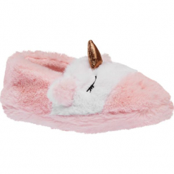 Kapcie dziecięce Cupcake Couture różowe. Czerwone kapcie dziewczęce Cupcake Couture, z materiału. Za 39,90 zł.