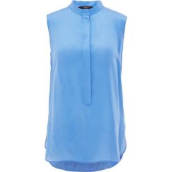 WEEKEND MaxMara UBICATO Bluzka azurblau. Niebieskie bluzki asymetryczne WEEKEND MaxMara, xl, z jedwabiu. Za 529,00 zł.