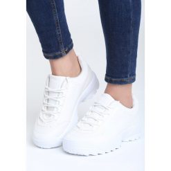 Białe Sneakersy Waves All Night. Białe sneakersy damskie Born2be, z jeansu. Za 89,99 zł.