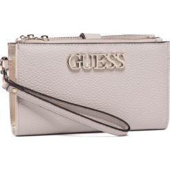 Duży Portfel Damski GUESS - Uptown Chic (VG) Slg SWVG73 01570 STONE. Szare portfele damskie Guess, z aplikacjami, ze skóry ekologicznej. Za 279,00 zł.