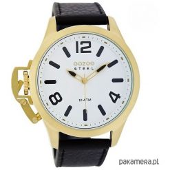 Zegarek OOZOO Steel OS340 black/gold. Czarne zegarki damskie Pakamera. Za 295,00 zł.