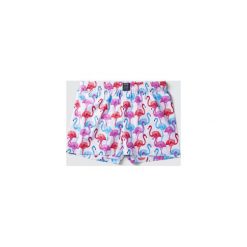 Spodenki do spania męskie FLAMINGI bokserki. Różowe piżamy męskie HisOutfit, xl, bez wzorów, z bawełny, bez rękawów. Za 79,00 zł.
