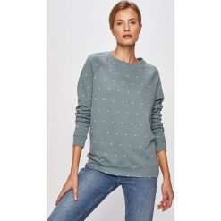 Roxy - Bluza. Niebieskie bluzy damskie Roxy, s, bez wzorów, z bawełny, bez rękawów, bez kaptura. W wyprzedaży za 199,90 zł.