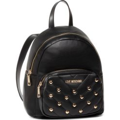 Plecak LOVE MOSCHINO - JC4235PP0AKE0000 Nero. Czarne plecaki damskie Love Moschino, bez wzorów, ze skóry ekologicznej. W wyprzedaży za 609,00 zł.