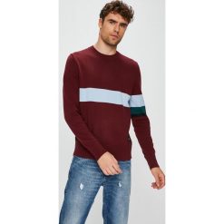 Calvin Klein Jeans - Sweter. Szare swetry klasyczne męskie Calvin Klein Jeans, l, z bawełny, z okrągłym kołnierzem. Za 359,90 zł.