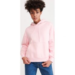 Bluza z bawełny organicznej - Różowy. Różowe bluzy damskie Reserved, s, bez wzorów, z bawełny, bez rękawów, bez kaptura. W wyprzedaży za 71,99 zł.